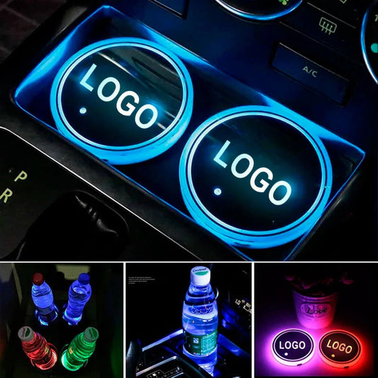 LED multicoloră pentru suportul de pahare